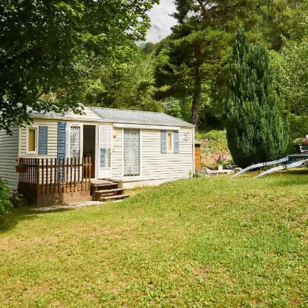 Mobil-home Confortable Avec Terrasse A Seez, 2 - Api-1-52-872 캠프장
